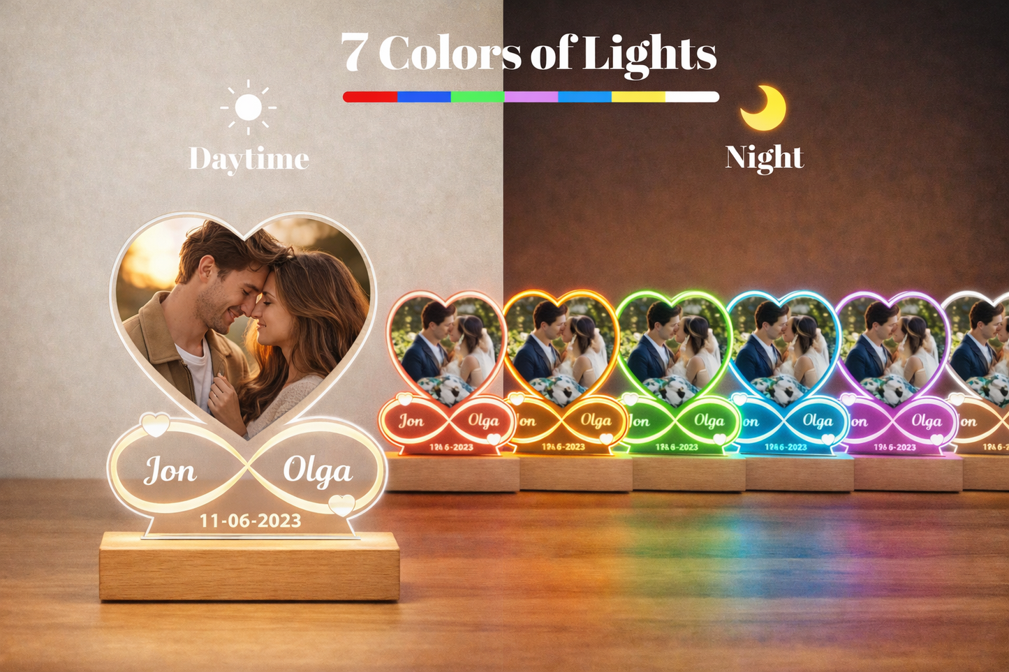 “La Luz de Nuestra Historia” – Marco LED Personalizado ✨❤️