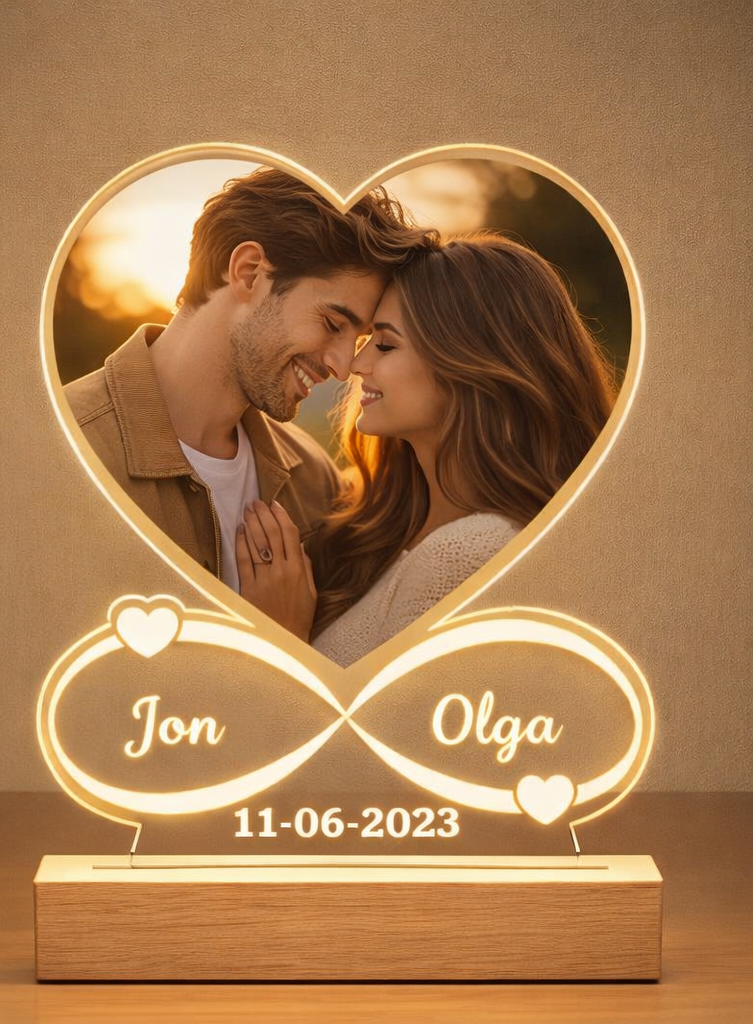 “La Luz de Nuestra Historia” – Marco LED Personalizado ✨❤️