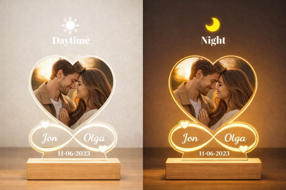 “La Luz de Nuestra Historia” – Marco LED Personalizado ✨❤️